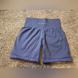 NVGTN Purple/Blue  High-Rise Shorts